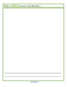 The Color Green Worksheet