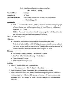 The Columbian Exchange Lesson Plan