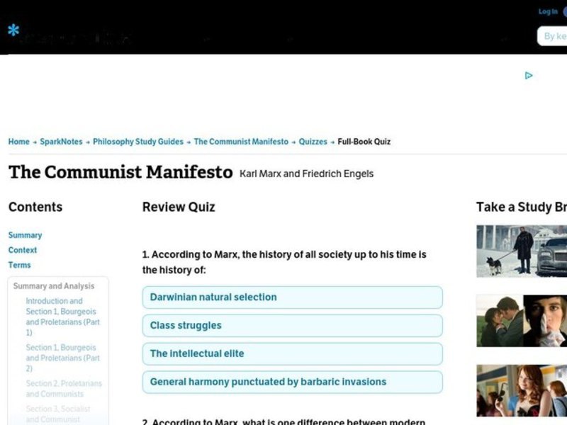 The Communist Manifesto Interactive