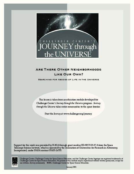 The Drake Equation Lesson Plan