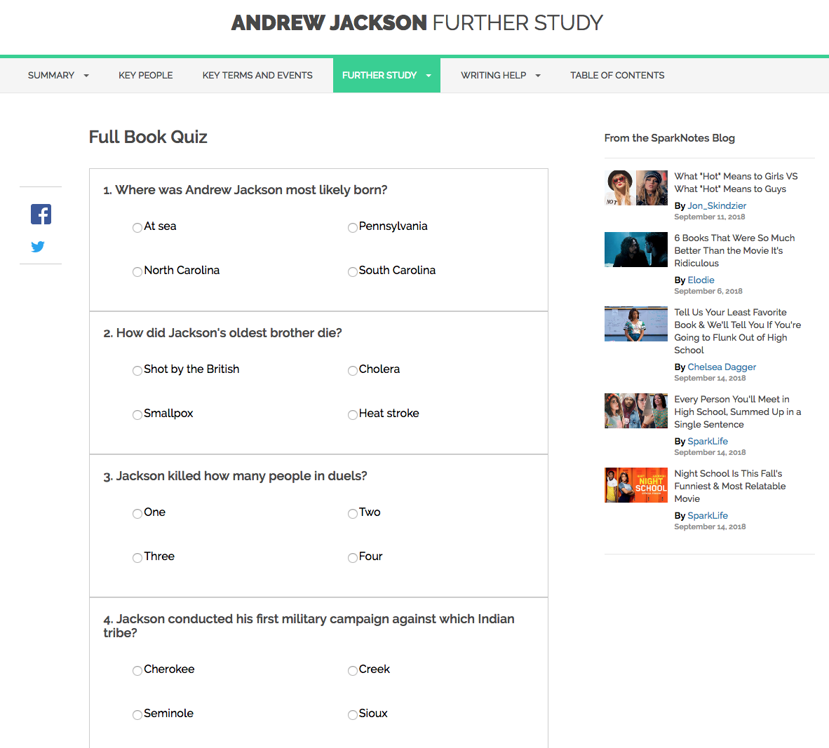 Andrew Jackson Interactive