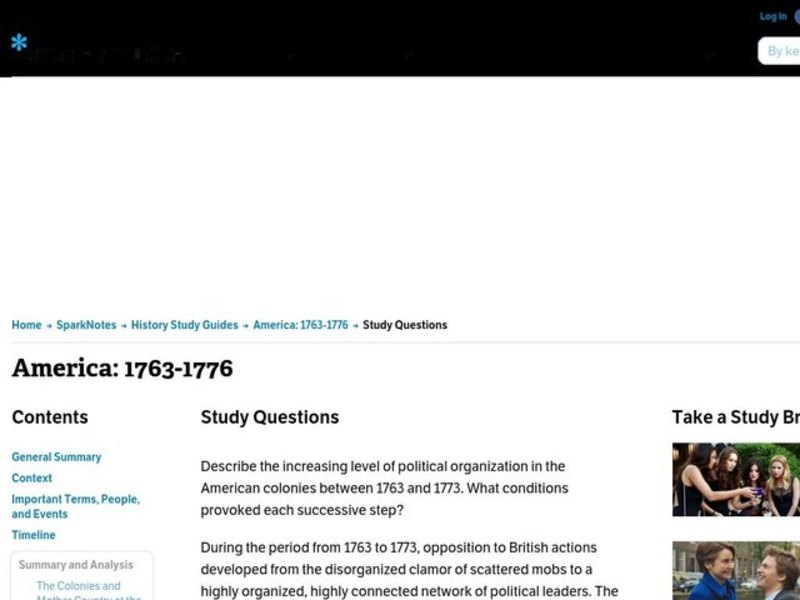 America: 1763-1776 Interactive