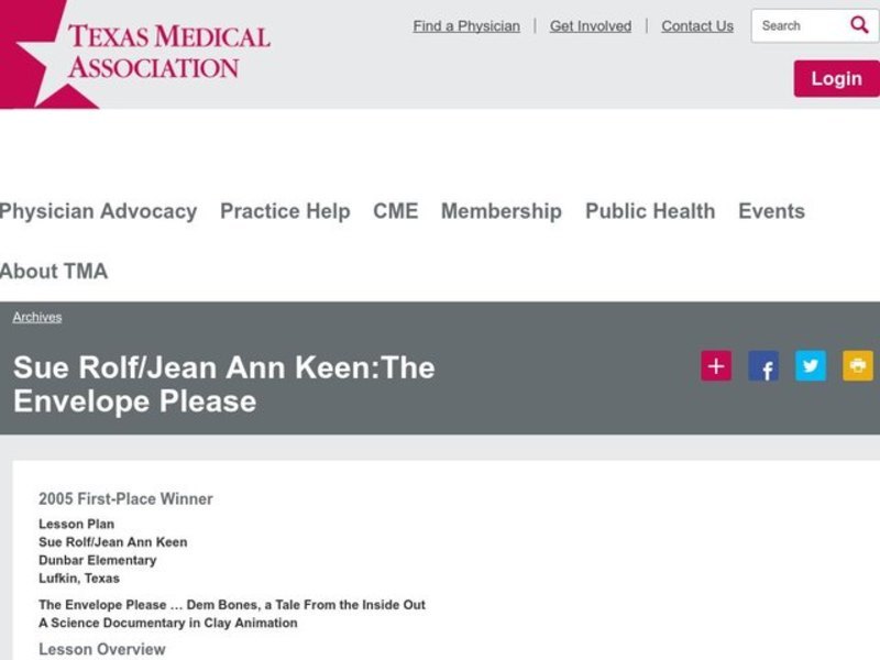 The Envelope Please Lesson Plan