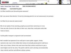 The Environment Lesson Plan