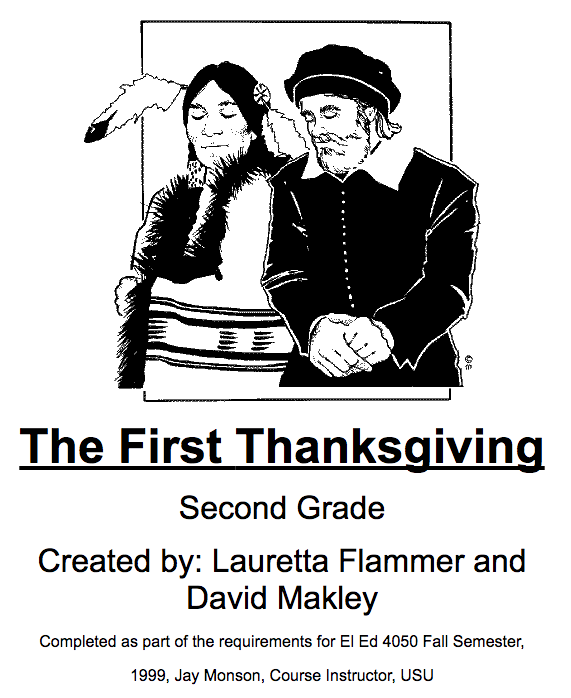 The First Thanksgiving Lesson Plan