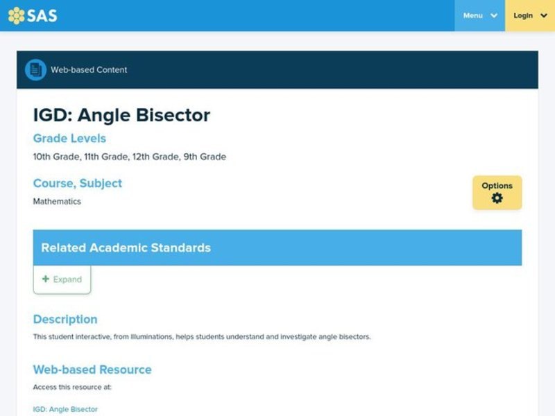 Angle Bisectors Lesson Plan