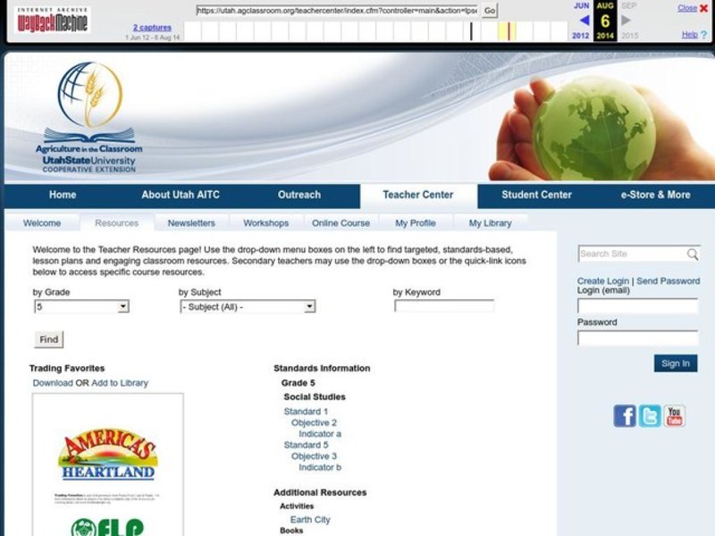 America's Heartland Lesson Plan