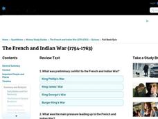 The French and Indian War (1754-1763) Interactive