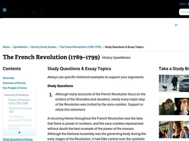The French Revolution (1789–1799) Interactive