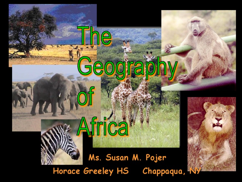 The Geography of Africa PPT