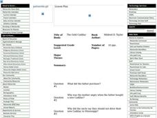 The Gold Cadillac Worksheet