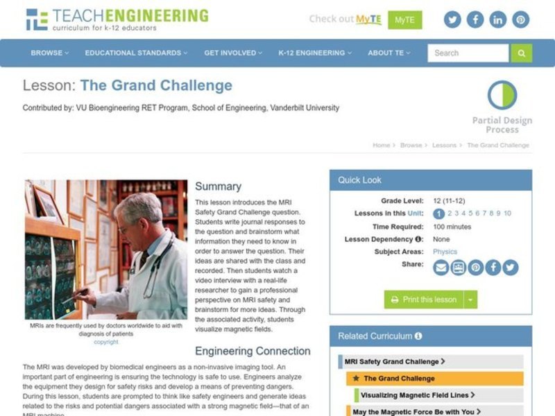 The Grand Challenge Lesson Plan