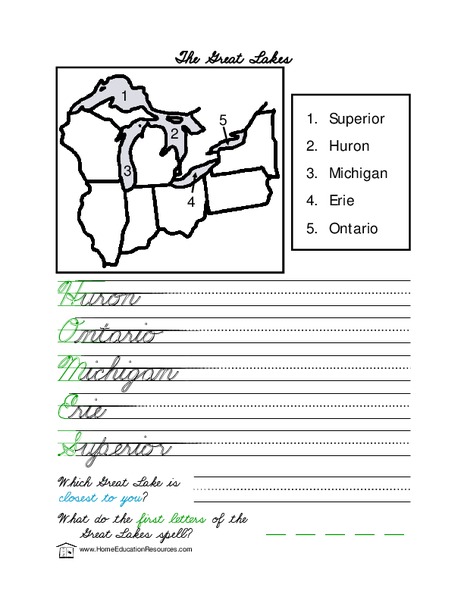 The Great Lakes Lesson Plan