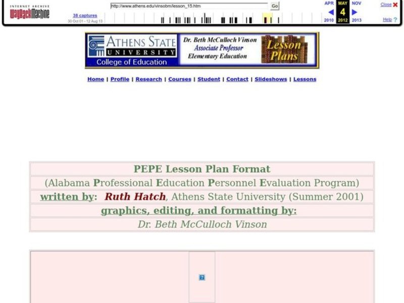 The Greedy Triangle Lesson Plan