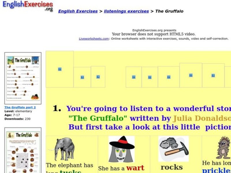 The Gruffalo Interactive