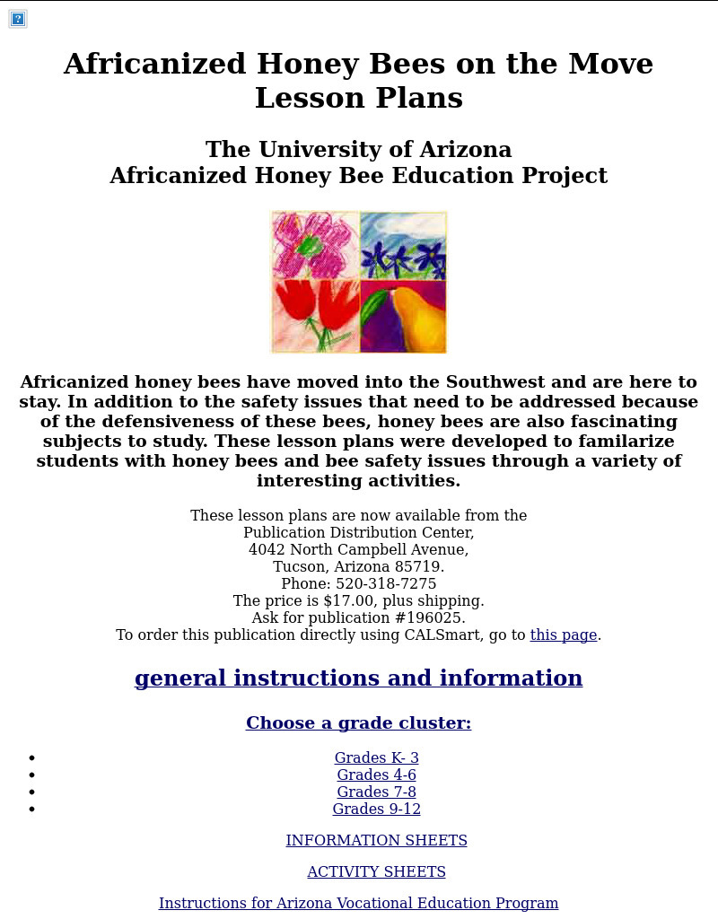 The Honey Bee Body Lesson Plan