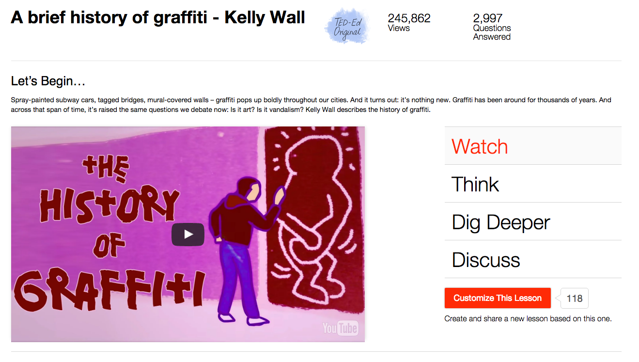 A Brief History of Graffiti Instructional Video