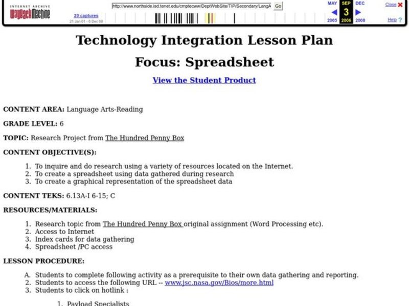 The Hundred Penny Box Lesson Plan