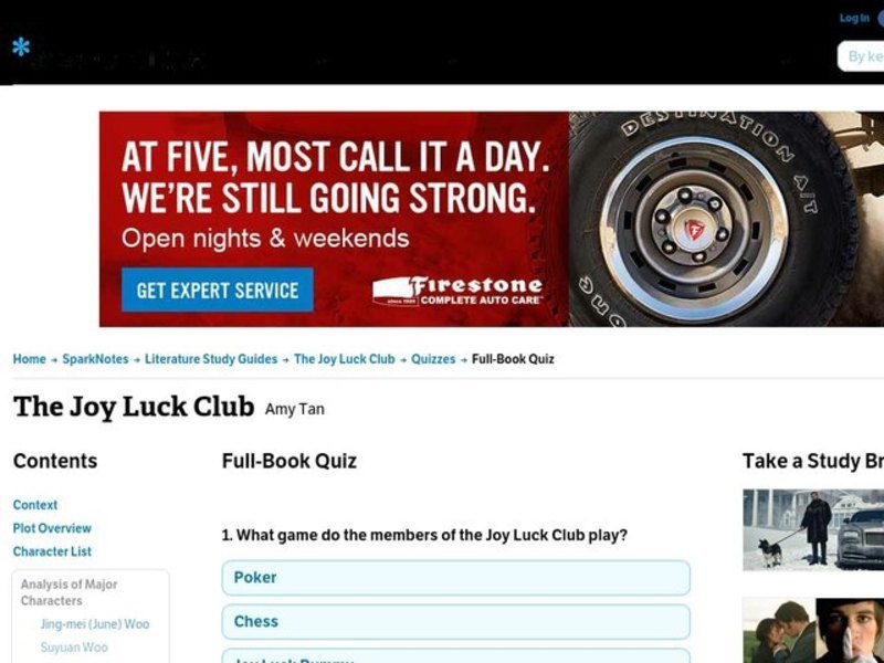 The Joy Luck Club Interactive