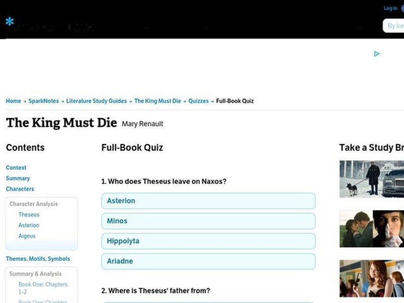 The King Must Die Interactive