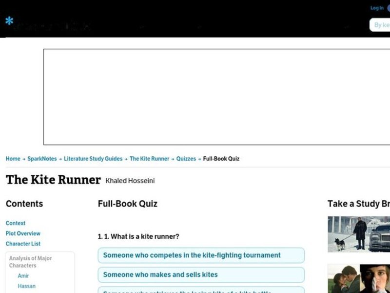 The Kite Runner Interactive