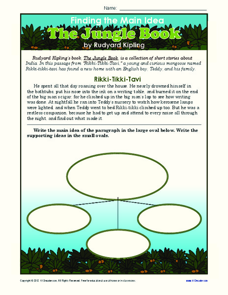 The Jungle Book Worksheet