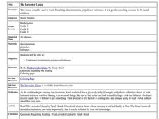 The Lavender Llama Lesson Plan