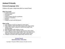 Animal Friends Lesson Plan