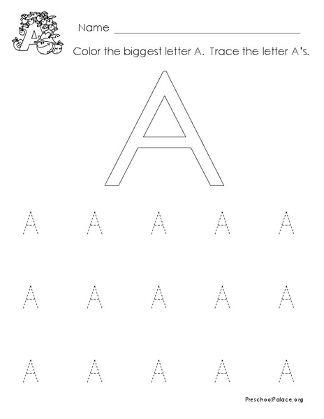 The Letter A Lesson Plan