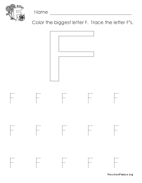 The Letter F Lesson Plan