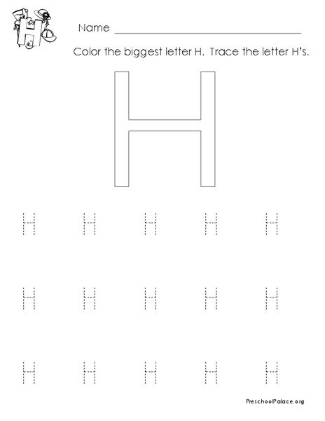 The Letter H Lesson Plan