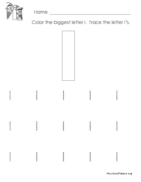 The Letter I Lesson Plan