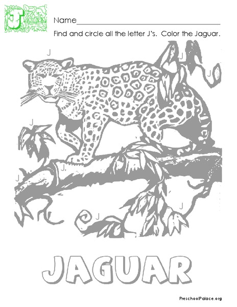 The Letter J Printables