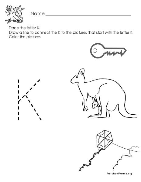 The Letter K Printables