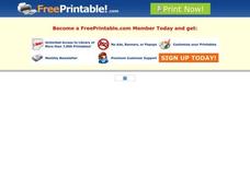 The Letter M Worksheet