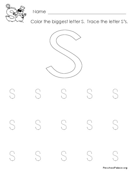 The Letter S Lesson Plan