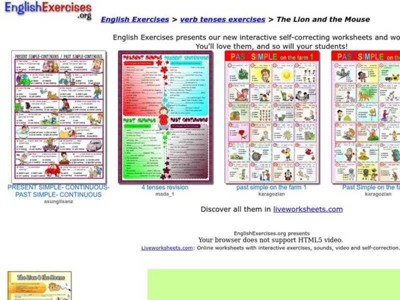 The Lion and the Mouse Interactive