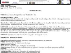 The Little Red Hen Lesson Plan