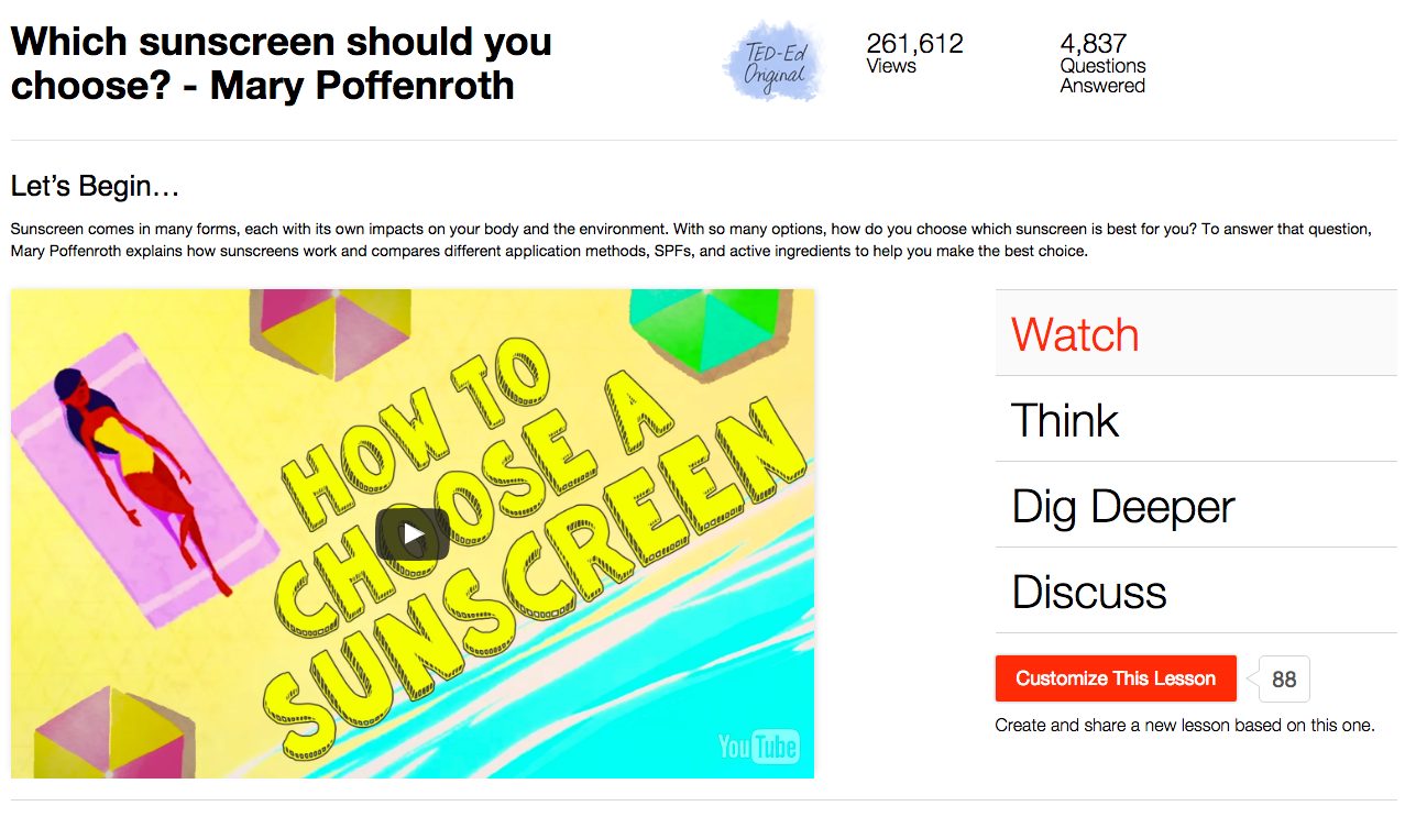 Which Sunscreen Should You Choose? Instructional Video