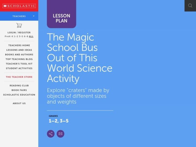 The Magic School Bus Out of This World Lesson Plan