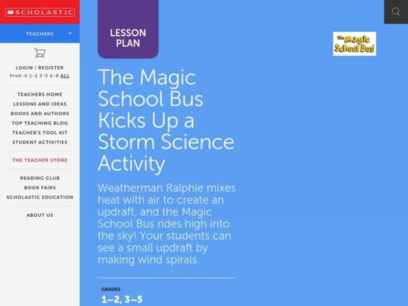 The Magic School Bus Kicks Up a Storm Lesson Plan
