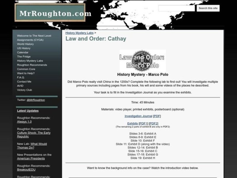 The Maya Files Activity