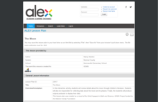 The Moon Lesson Plan