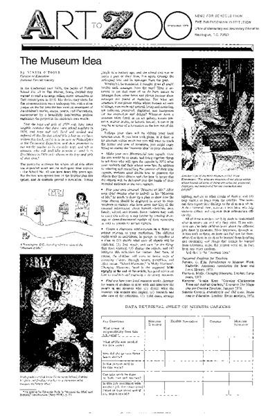 The Museum Idea Lesson Plan