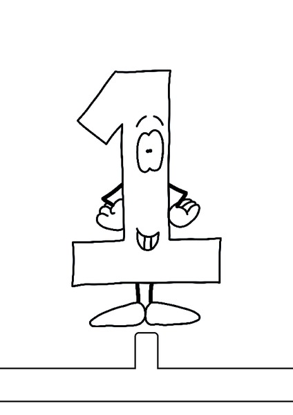 The Number 1 Worksheet