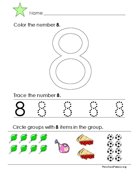 The Number 8 Lesson Plan