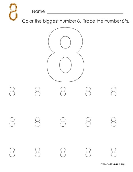 The Number 8 Lesson Plan