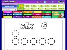 The Number Six Worksheet
