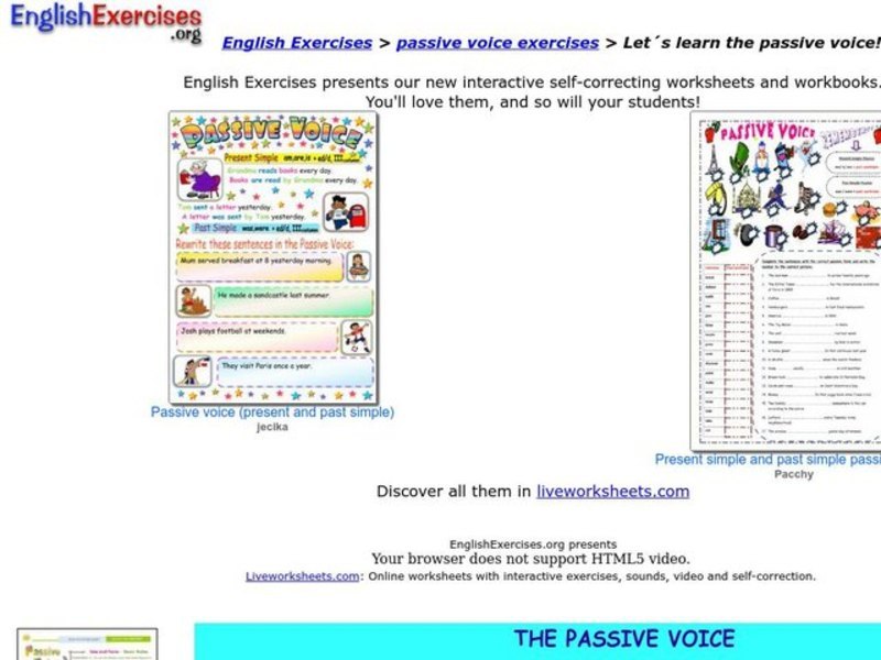 The Passive Voice Interactive