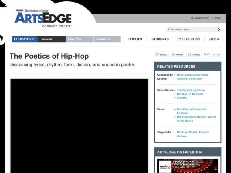 The Poetics of Hip Hop Lesson Plan